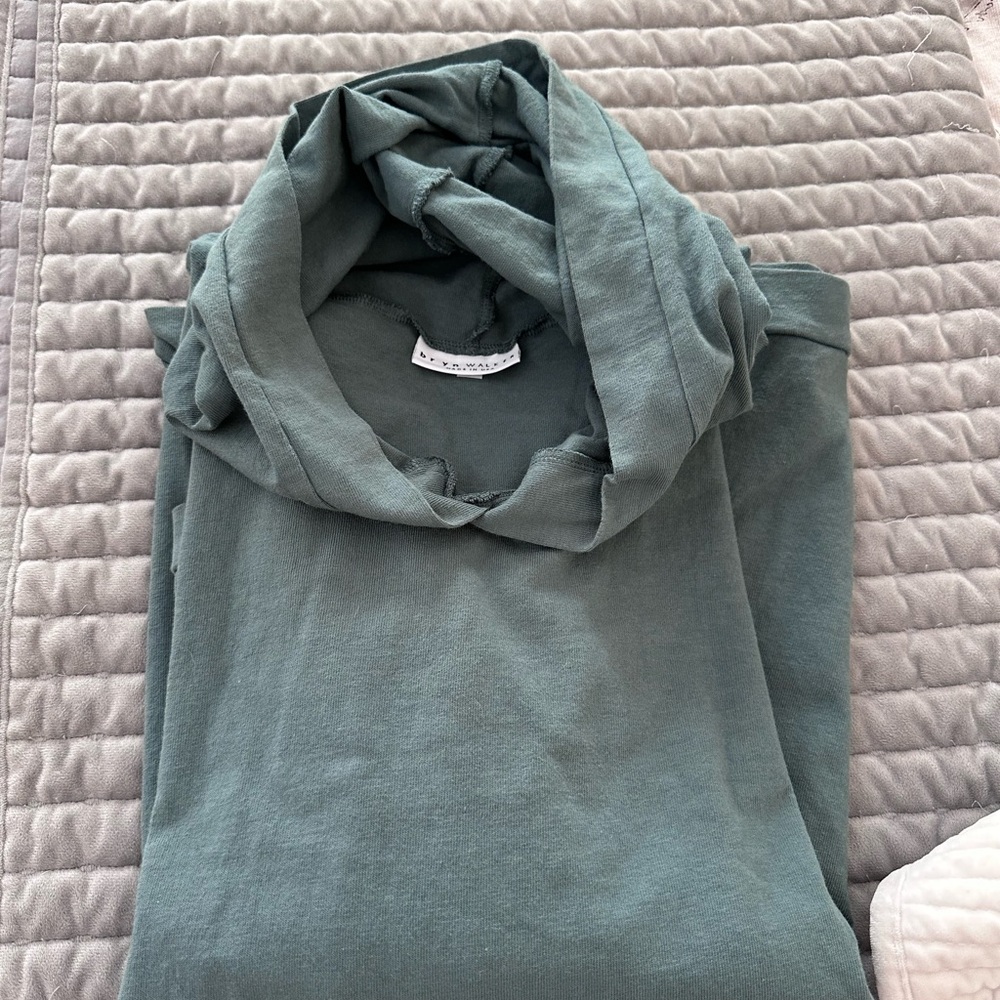 Bryn Walker Women’s XL Spruce Green Hooded Pullover